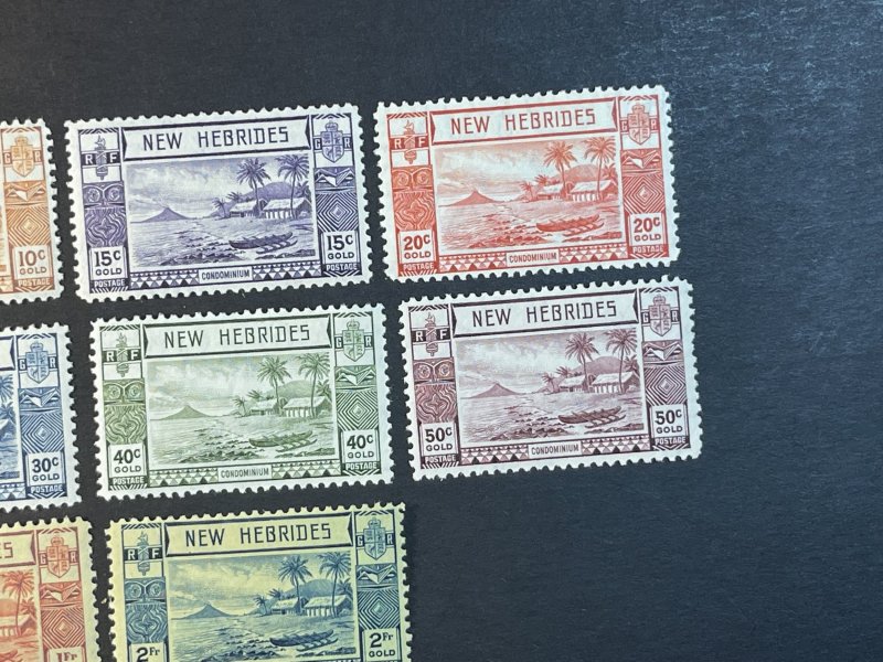 NEW HEBRIDES(BRITISH) # 50-61-MINT/HINGED---COMPLETE SET---1938