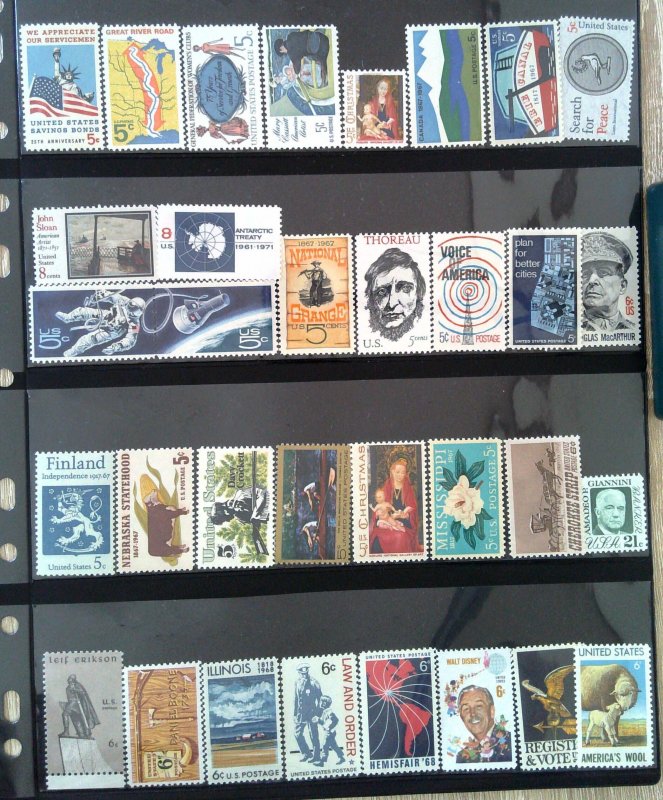 US Starter Collection including Front of Book - Mixed OG & MNH