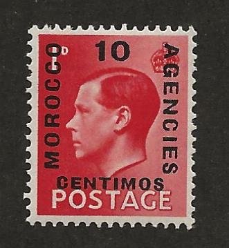 GREAT BRITAIN OFFICES - MOROCCO SC# 79a  FVF/MLH 1936