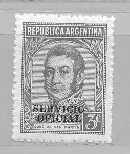 Argentina o73 3c Man Official single MLH