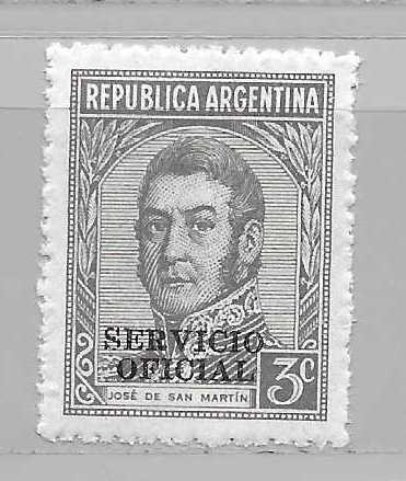 Argentina o73 3c Man Official single MLH