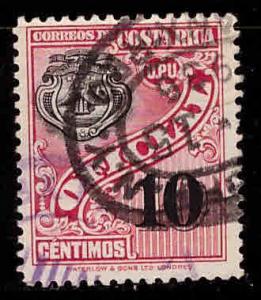 Costa Rica Scott o75 Used official stamp