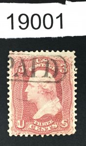 MOMEN: US STAMPS # 65 PAID USED LOT #19001