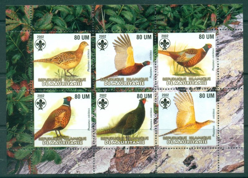 Mauritania 2002 Birds MS MUH