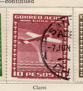Chile 1934-36 Early Issue Fine Used 10P. 234736