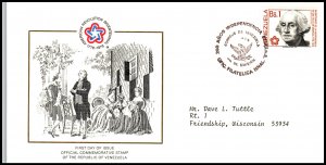 Venezuela 1151 US Bicentennial Typed FDC