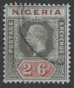 Nigeria Sc# 9 Used 1914-1927 2sh6p King George V