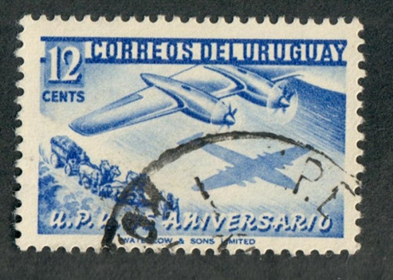 Uruguay #600 used Single