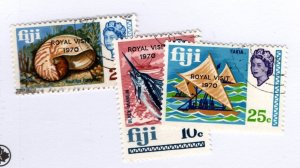 Fiji #286-288 Used - Stamp - CAT VALUE $2.20