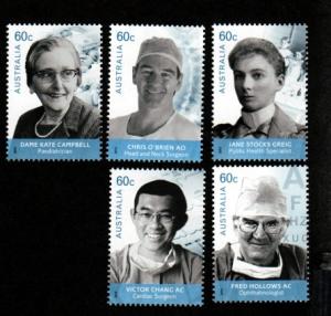Australia New Issue Mint NH Doctors 2012!