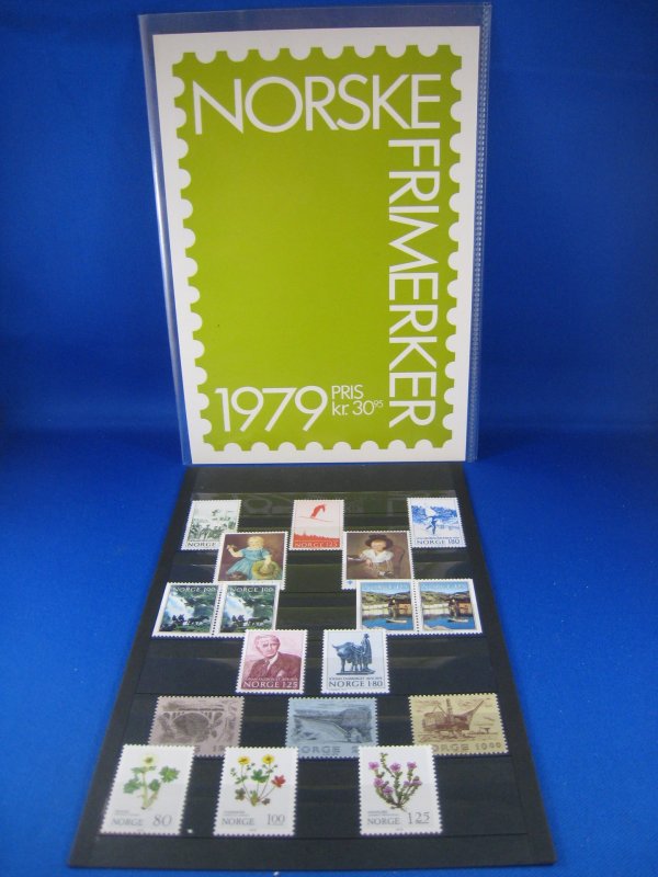 NORWAY 1979  -  SCOTT # 741//756  YEAR SET   MNH