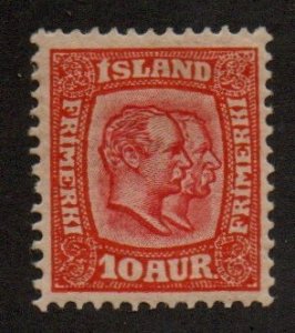 Iceland 76 Wmk. 13. Perf. 13 Mint Hinged