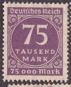 Germany 240 1923 MNG