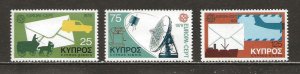 Cyprus Scott catalog # 513-515 Mint NH