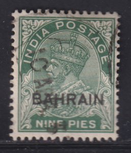 Bahrain 3 King George V O/P 1933