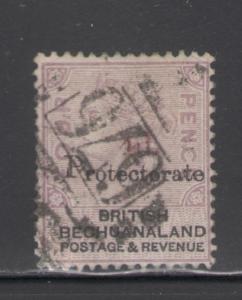 Bechuanaland 1888 Surcharge 4p Scott # 66 Used