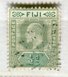 FIJI; 1903 early Ed VII issue fine used 1/2d. value