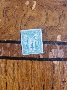 Stamps French Colonies Scott #25 h