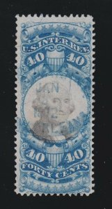 US R114 2nd Issue Internal Revenue Used F-VF SCV $130