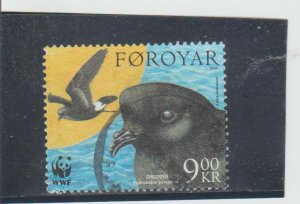 Faroe Islands  Scott#  459  Used  (2005 European Storm Petrel)