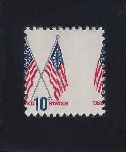 1509 - 10c Misperf Error / EFO Flag Mint NH READ 