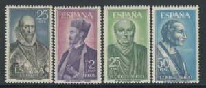 Spain 1966 Famous Men set Sc# 1334/C178 NH 