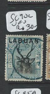 LABUAN  (P2201B) 2C DEER SG 90C  VFU 