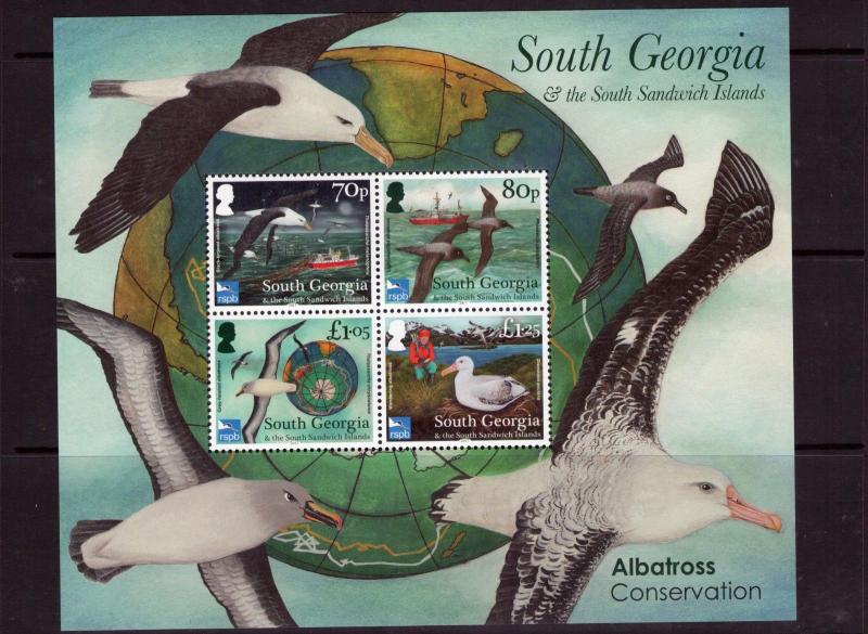 South Georgia Albatross sheetlet June 2017 Superb MNH condition.