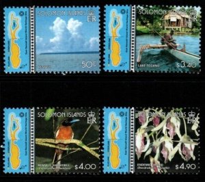 SOLOMON ISLANDS SG969/72 2000 DECLIRATION OF EAST RENNELL ISLAND MNH