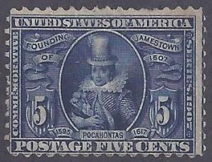 Scott #330 Mint NH OG F-VF