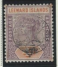 Leeward Islands MH gum has  tone and tone spots see scan sc  12