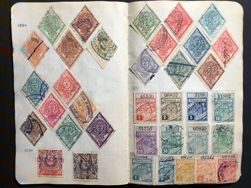 Argentina Revenue Stamps Mint/Used 1884-1912 (1100 Stamps)