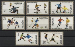 ALBANIA  FOOTBALL WORLDCUP IN GERMANY 1974  NH SET