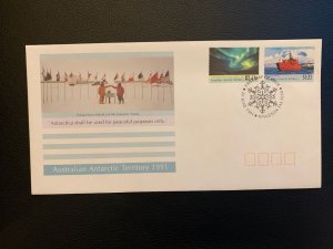 AUSTRALIA 1991 30th ANNIV ANTARCTIC TREATY FDC