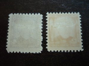 Stamps - Cuba - Scott#534,C108 - Mint Hinged Set of 2 Stamps