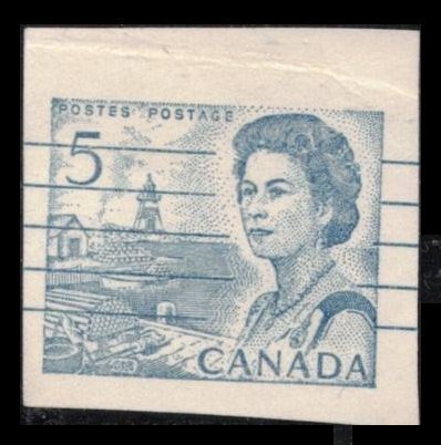 CANADA 1969 CUT SQUARE 5c #U89d PRECANCELLED POSTAL STATIONERY