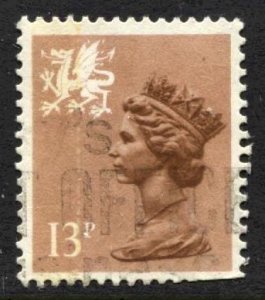 STAMP STATION PERTH Wales #WMH21 QEII Definitive Used 1971-1993