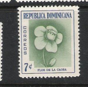 DOMINICAN REP. DOMINICANA 491 MOG FLOWER L612 A