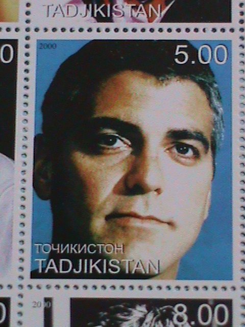 ​TADJIKISTAN  STAMP:2000 GEORGE CLOONEY MNH STAMP SHEET.