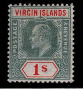 Virgin Islands  Scott 35 MH* KEVII 1904 CV  $7.50