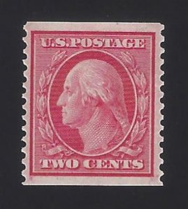 US #353 1909 Carmine Wmk 191 Perf 12 Vert Mint OG LH VF Scv $95