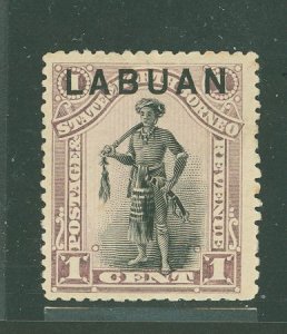 Labuan #49v Unused Single