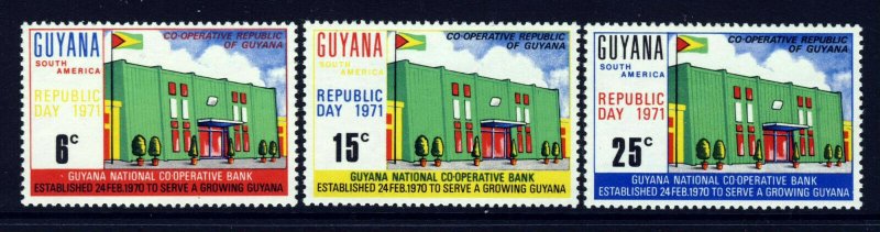 GUYANA 1971 Complete Republic Day Set SG 531 to SG 533 MNH