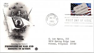 FDC 1995 SC #2966 Postal Soc Commemorative - Washington DC  - Single - J1157