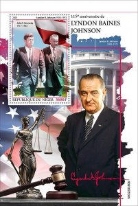 2024/03 - NIGER  - LYNDON BAINES JOHNSON     1V    MNH **