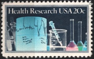 SC#2087 20¢ Health Research Single (1984) Used