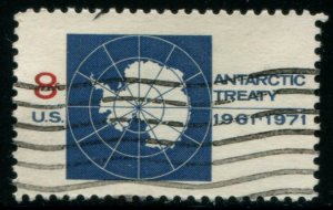 1431 US 8c Antarctic Treaty, used