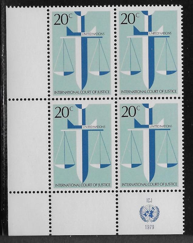 UNITED NATIONS - SC# 315  INSCRIP B/4 LL  FVF/MNH 1979