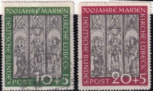 Germany 1951 SC B316-B317 Useder 