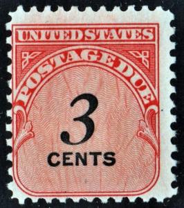 SC#J91 3¢ Postage Due: Dull Gum (1959) MNH 